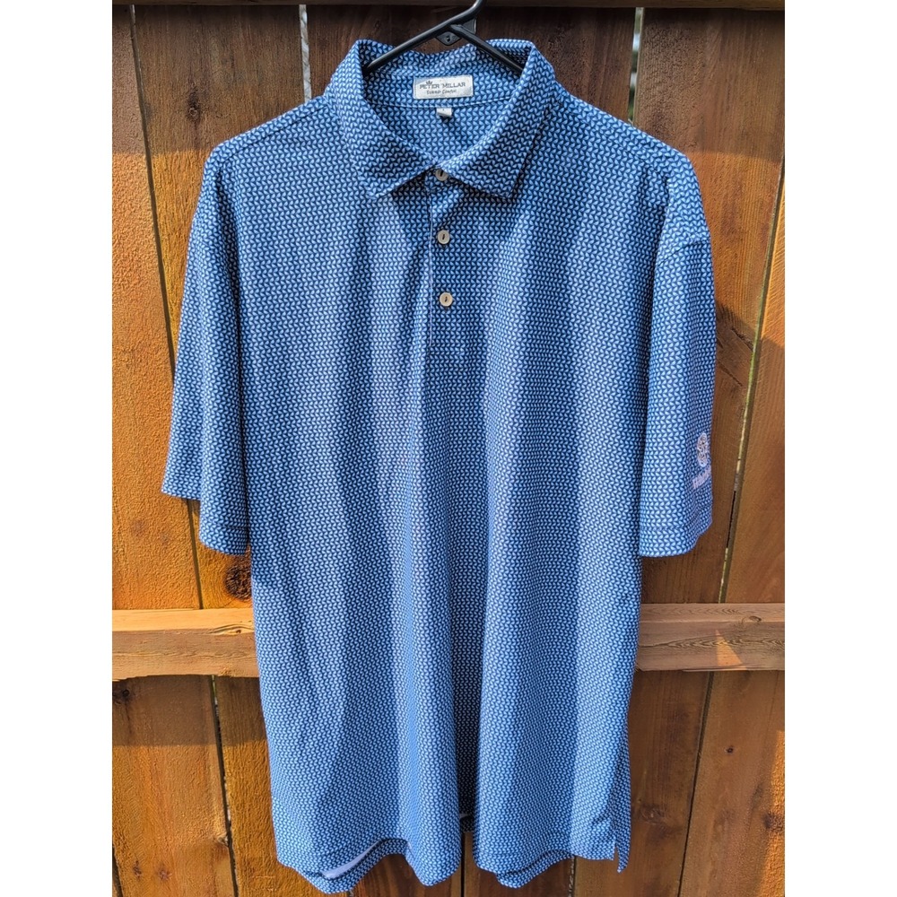 Peter Millar Men's Summer Comfort Polo Shirt Large